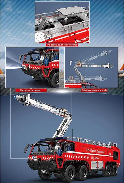 Produktbild Mould King Flughafen Rettungsfahrzeug