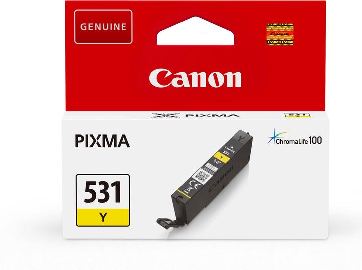 Actual product image Canon CLI-531 (Y) (Y)