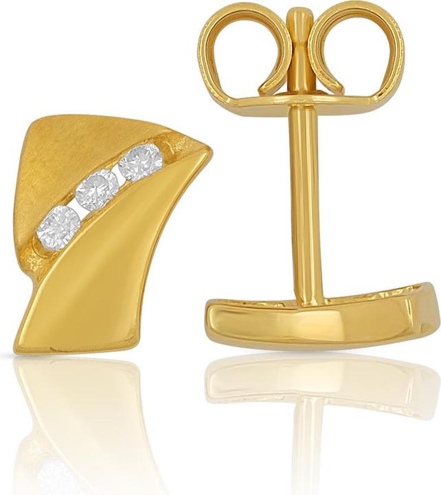 Produktbild Muau Ohrstecker (Gelbgold)