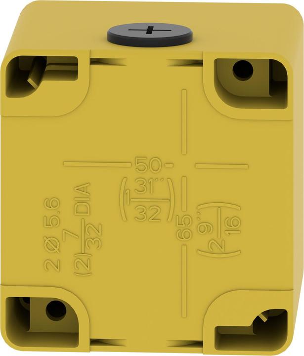 Produktbild Schneider Electric XAPK14 Leergehäuse XAP Metall gelb für Not-Aus/Ha - CSA (Gehäuse)