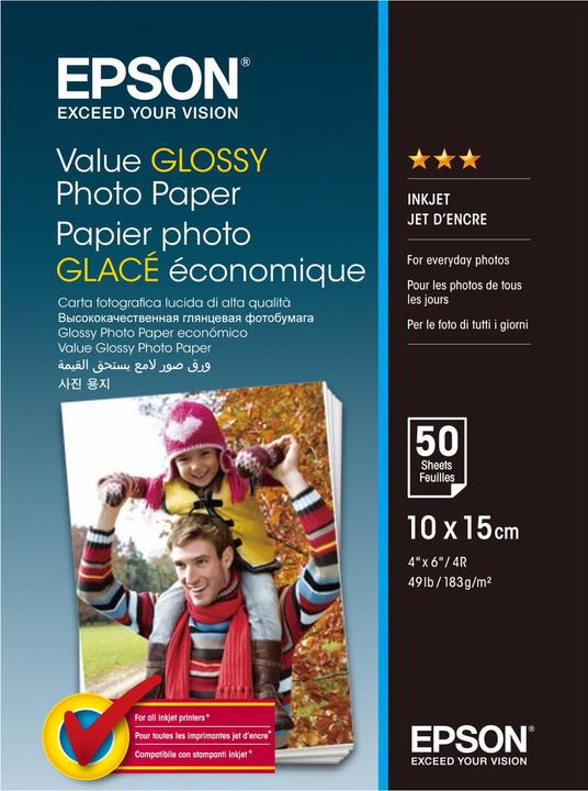 Epson Value Glossy Fotopapier 10 x 15 cm (183 g/m², 10 x 15 cm, 1 x)