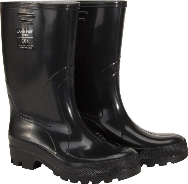Lahti Pro Male galoshes. black medium height, pvc, ob e, "47", ce, lahti (47)