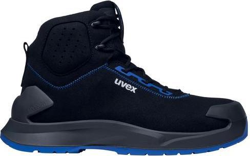 Actual product image Uvex Sports uvex 1 x-craft boot S2 68150 black, blue width 14 size 42 (S2, 42)