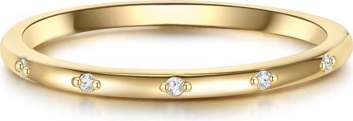 Immagine prodotto Glanzstücke München Donna Argento Sterling Cubic Zirconia Oro Giallo - 30448 (58, 925 Argento)