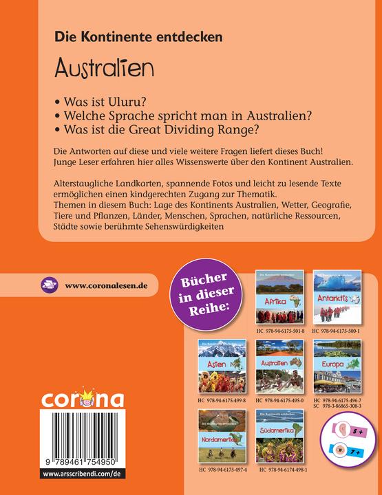 Produktbild Australien (Deutsch, Anita Ganeri, BVK Buch Verlag Kempen GmbH, 2016)