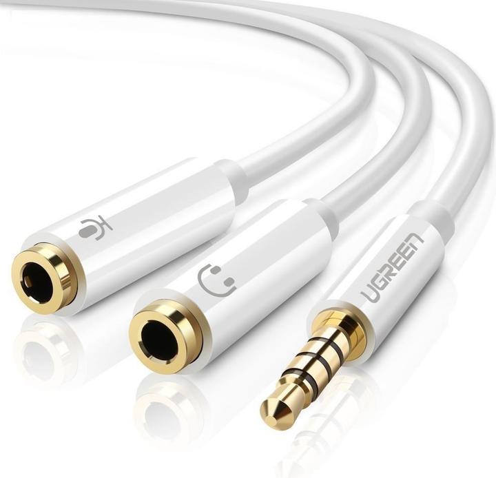 Image du produit Ugreen Séparateur de casque 3,5 mm (0.20 m, Jack 3,5 mm (AUX))