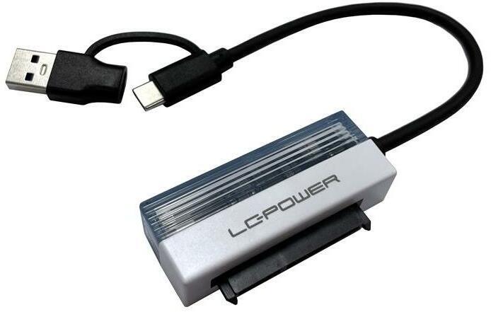 Produktbild LC-Power Adapter USB Typ-A -> Typ-C f.2,5",SATA HDD/SSD,USB3.2 Gen1x1