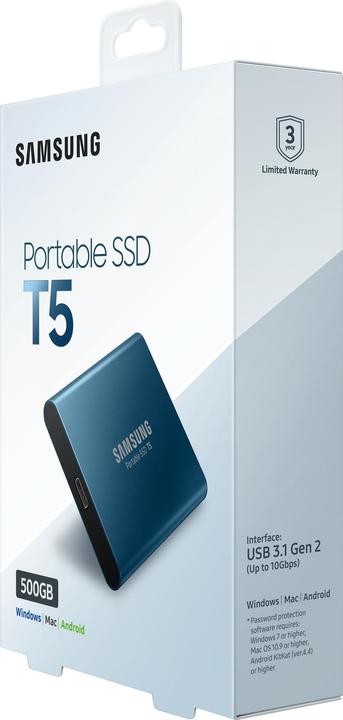 Immagine prodotto Samsung T5 portatile (500 GB)