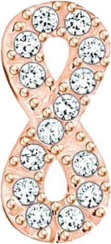 Produktbild Thomas Sabo Einzel Ohrstecker Infinity mit Weissen Steinen Verroségoldet (Silber 925)
