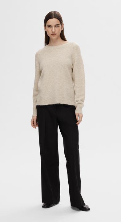 Produktbild Selected Femme Rundhalsausschnitt Woll Pullover (S)