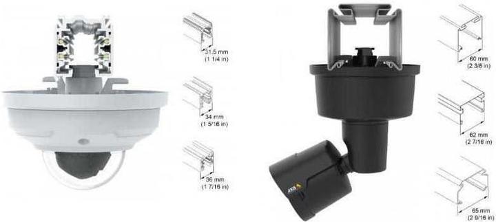 Produktbild Axis Lichtschienenhalterung T91A33 (Montage-Kit)