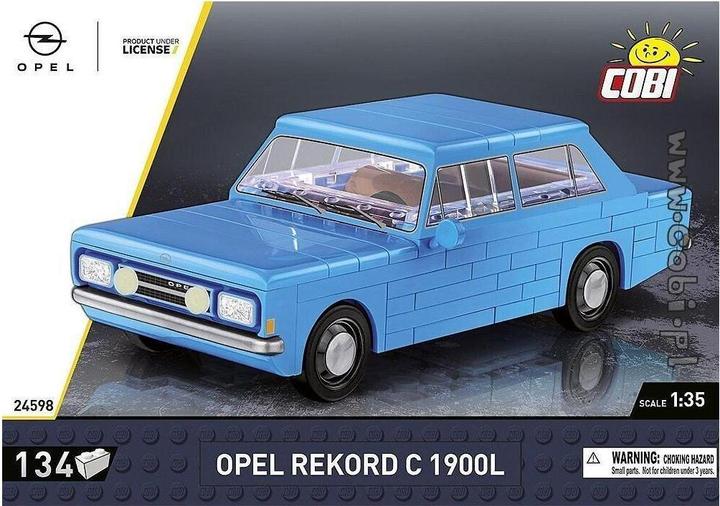 Produktbild Cobi Youngtimer 24598 - Opel Rekord C 1900 L, Bausatz, 1:35, 134 Bauteile