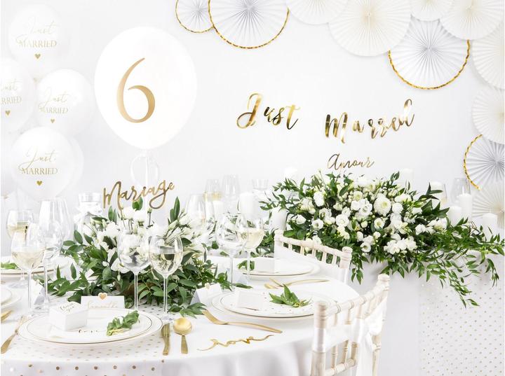 Produktbild Partydeco Tablecloth, white, 300cm (1 pkt / 1 pc.) (30 x 30 cm)