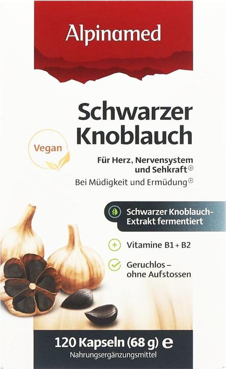 Actual product image Alpinamed Black garlic (120 Piece, Capsules, 103 g)