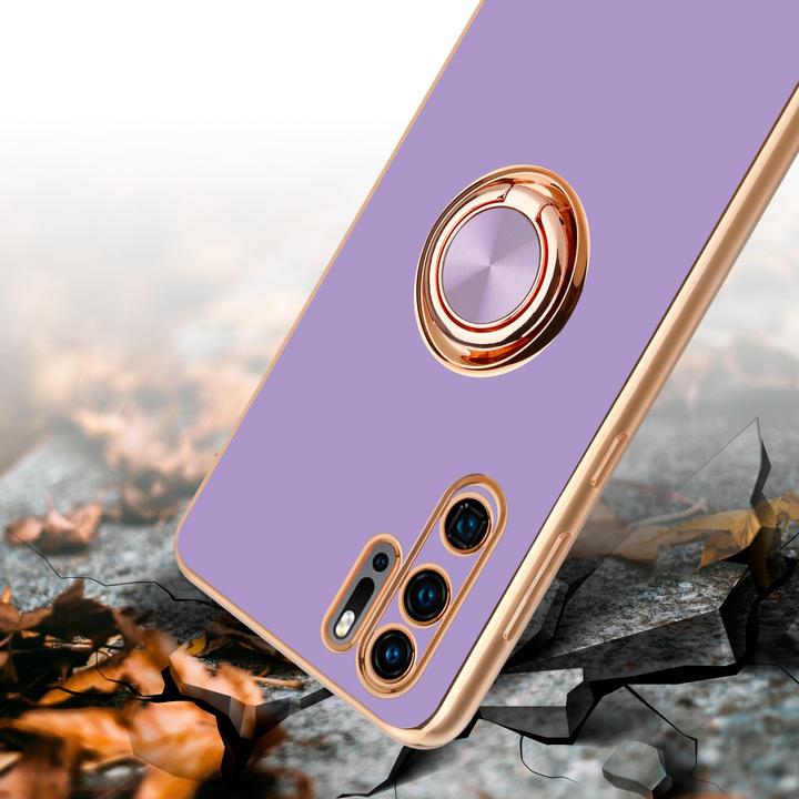 Produktbild Cadorabo Hülle für Huawei P30 PRO im TPU mit Kameraschutz und Ring LM089 Style (Huawei P30 Pro)