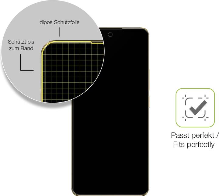Actual product image Dipos Full Cover Screen Protector Matte (1 Piece, Xiaomi 12 Pro 5G)