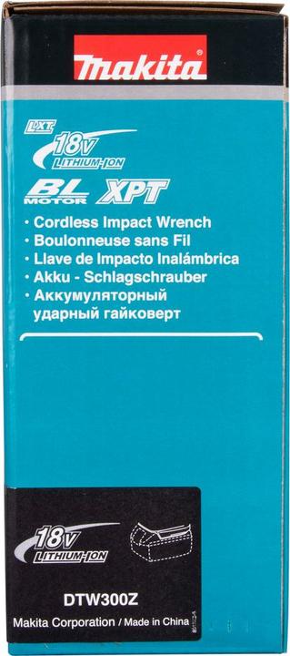 Actual product image Makita DTW300Z (Rechargeable battery operated)