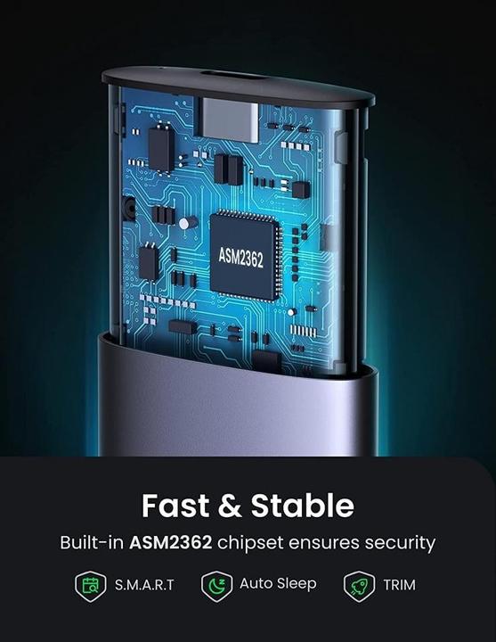 Produktbild Ugreen SSD Enclosure (M.2 2280, M.2 2230, M.2 2260, M.2 2242)
