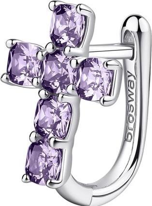 Produktbild Brosway Stylish single earrings Fancy Magic Purple FMP21