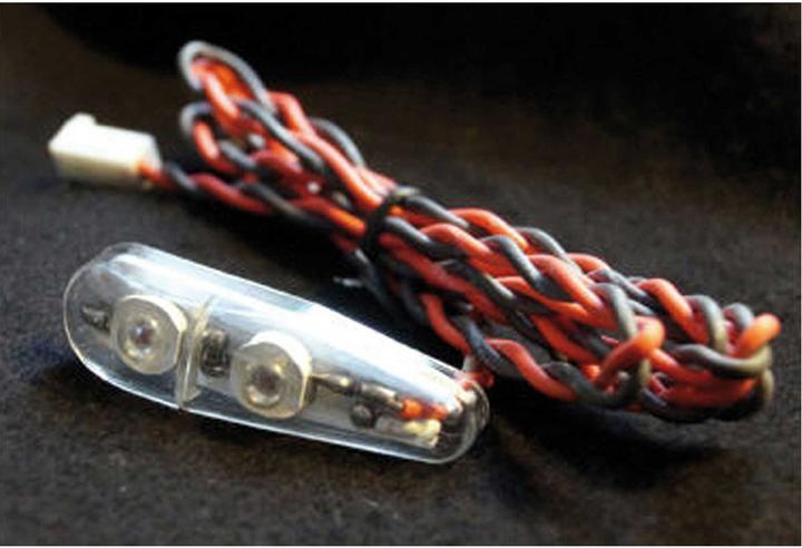 Produktbild Unilight 8wx2 blitzlicht 11mm, rot, t-fuse