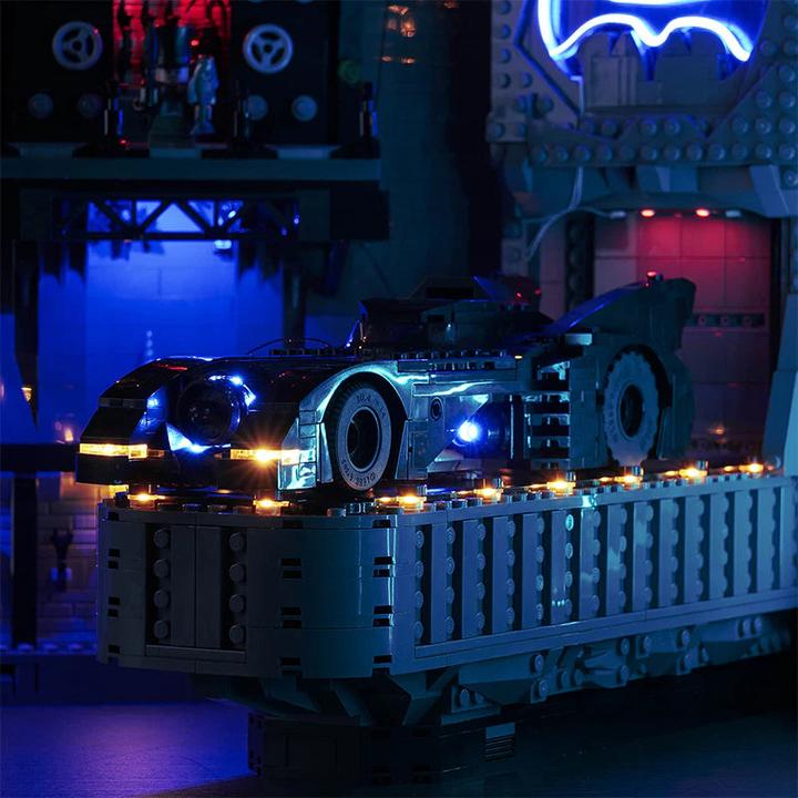 Produktbild BrickBling LED Licht Set für LEGO Bathöhle Schaukasten (76252) inkl. Fernbedienung