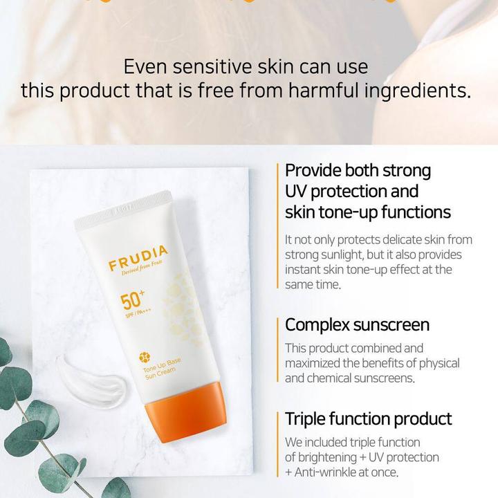 Produktbild Frudia Sun Tone Up Base (Sonnencreme Gesicht, SPF 50+, 50 ml, 50 g)