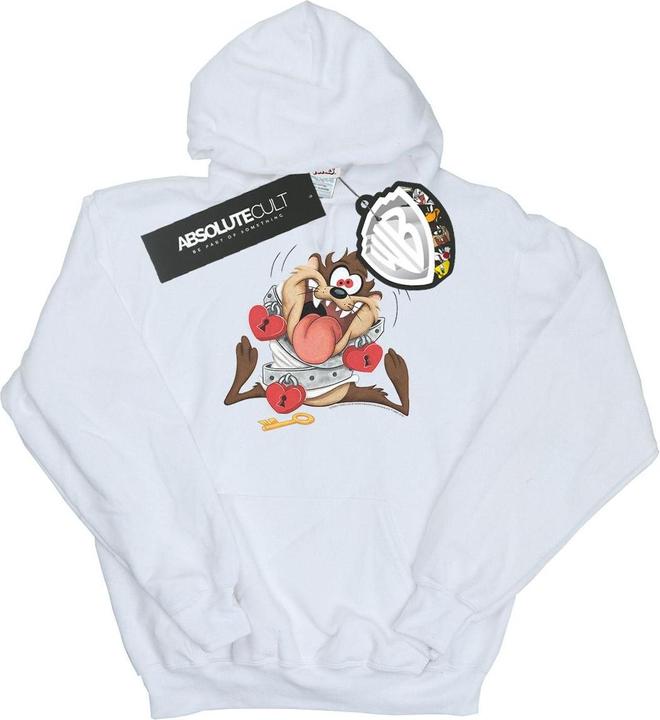 Immagine prodotto Looney Tunes Taz Valentine's Day Madly In Love Felpa con Cappuccio Donna (S)
