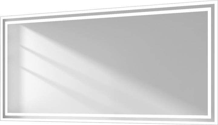 Emke Badezimmerspiegel mit Beleuchtung 120*60cm,Beschlagfrei, 3000K/6500K,Tast Schalter (120 x 60 cm)
