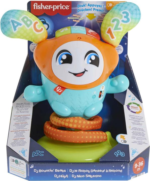 Produktbild Fisher-Price DJ Hüpfi (Deutsch, Italienisch, Französisch, Englisch, Niederländisch)