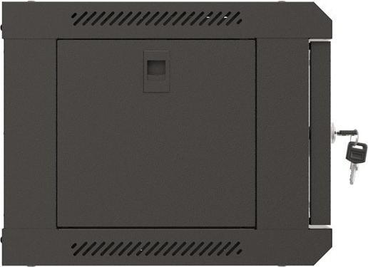 Produktbild Lanberg Installationsschrank Rack 19 4U 540x350 schwarz verglaste Tür (flat pack) (10.86 HE, 19 Zoll Rack)