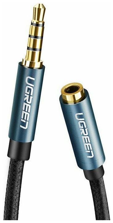 Produktbild Ugreen AUX jack audio extender 3.5 mm AV118, 1,5m (blue) (1.50 m, HDMI)
