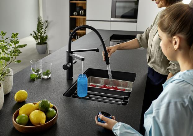 Produktbild Blanco Resteschale aus Edelstahl (Spülbecken Zubehör, 42.50 cm, 16.90 cm)