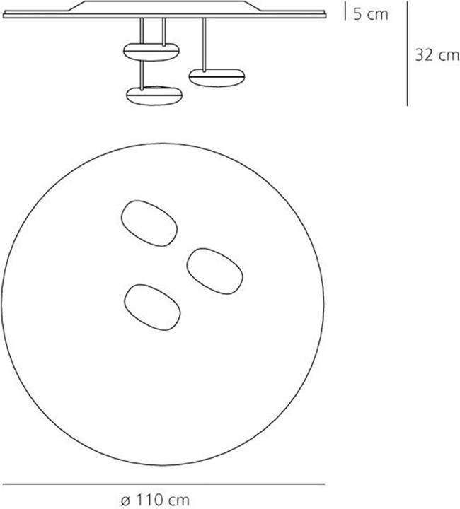 Image du produit Artemide Plafonnier Droplet LED (4230 lm)
