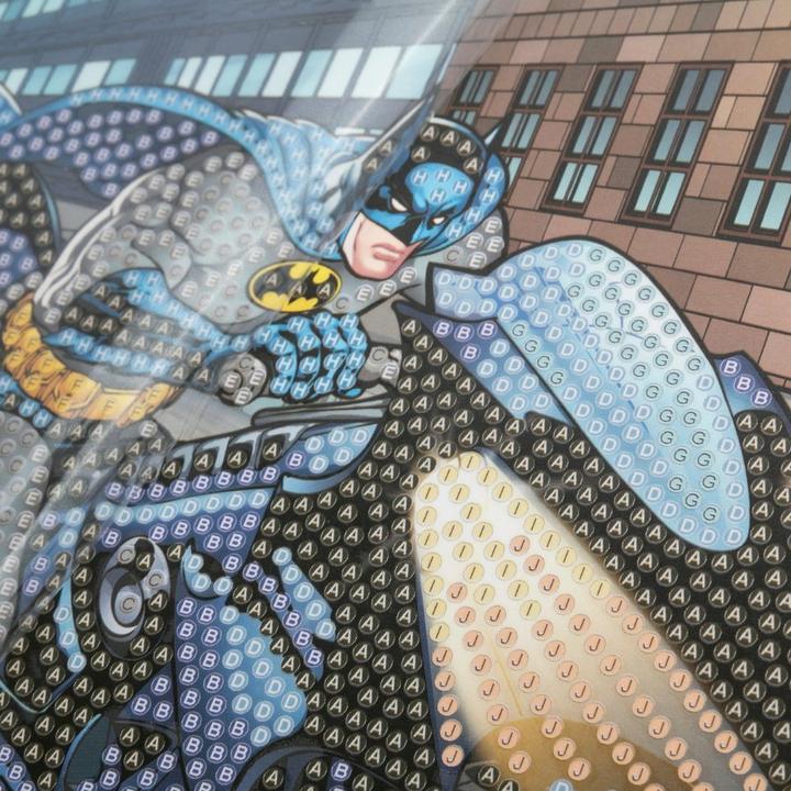 Image du produit Craft Buddy Batman, 18x18cm Crystal Art Card