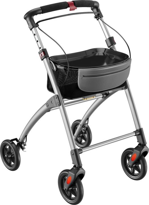 Aktivshop Wohnungsrollator, Rollator schmal für die Wohnung, extra schmal, Innenrollator