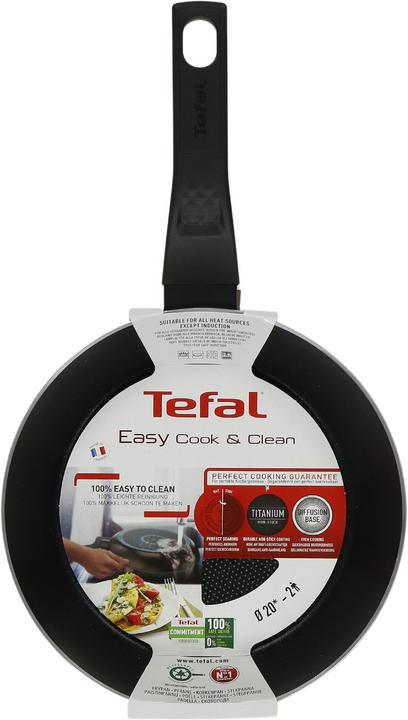 Actual product image Tefal Easy Cook & Clean pan 20 cm (20 cm, Frying pan, Aluminium)