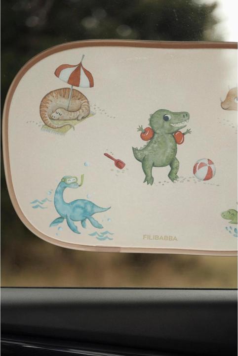 Image du produit Filibabba Selbsthaftende Sonnenblenden 2 Stck. - Dino Beach