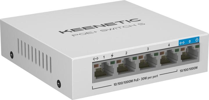Keenetic POE+ Switch 5 KN-4610-01-EU PoE+ Switch 4 Port + 1 Uplink (5 Ports)