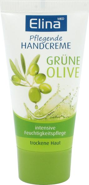 Image du produit Elina Crème pour les mains Olive 50ml en tube (50 ml)
