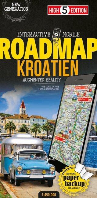 Image du produit High5 Carte routière de la Croatie 1:500 000