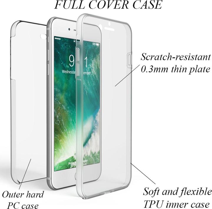 Immagine prodotto Nalia caso del telefono cellulare a 360 gradi (Apple iPhone 7 Plus)