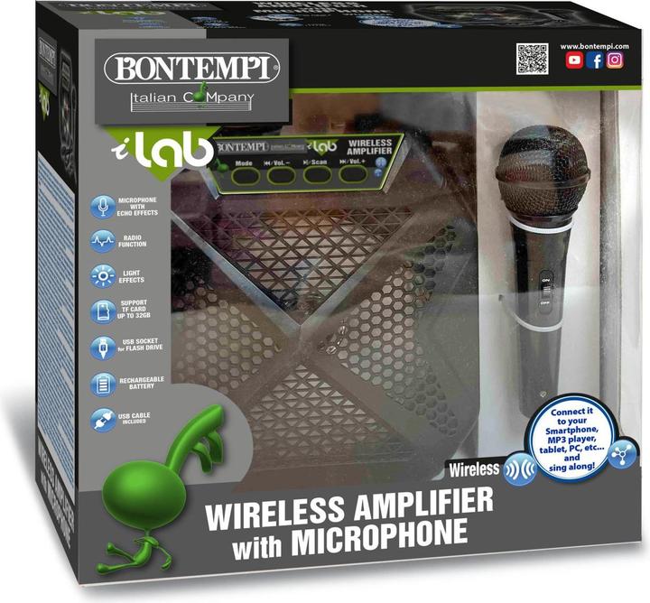Actual product image Bontempi Verstärker mit Mikrofon, drahtlos