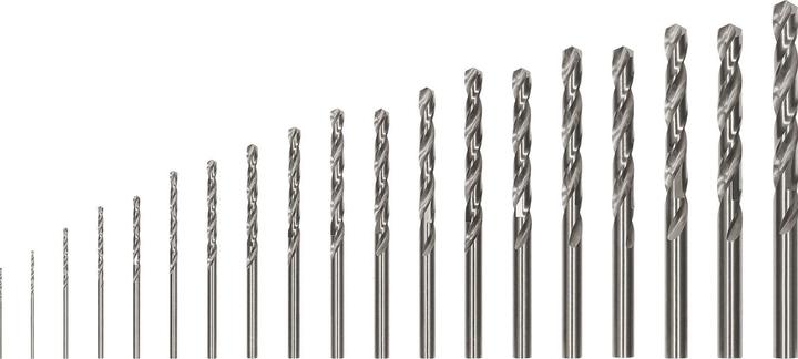Produktbild Bosch Professional Zubehör PRO Metal HSS-G Spiralbohrer-Set, 19-tlg. (1 mm, 1.5 mm, 2 mm, 2.5 mm, 3 mm, 3.5 mm, 4 mm, 5 mm, 5.5 mm, 6 mm, 6.5 mm, 7 mm, 10 mm, 8 mm, 8.5 mm, 9 mm, 9.5 mm, 4.5 mm, 7.5 mm)