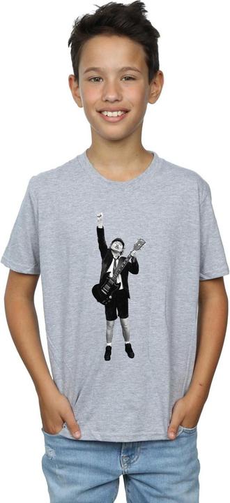Actual product image AC/DC Boys Angus Young Cut Out T-Shirt (140, 146)