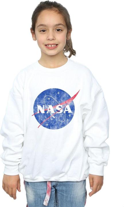 Immagine prodotto Nasa Felpa Logo Effetto Invecchiato Ragazze (116)
