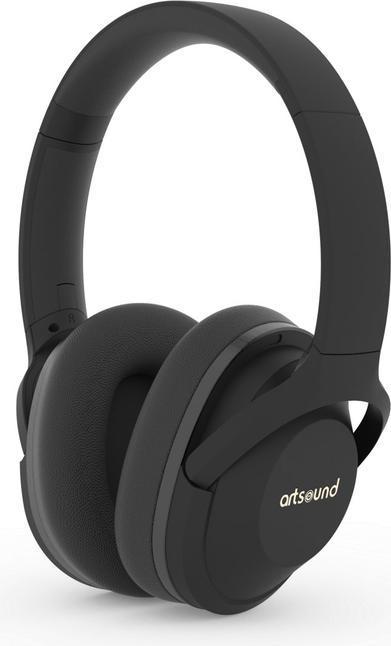 Actual product image Artsound BRAINWAVE07, Bluetooth over-ear headphones, Active Noise Cancelling, zwart (ANC, 35 h, Wireless)