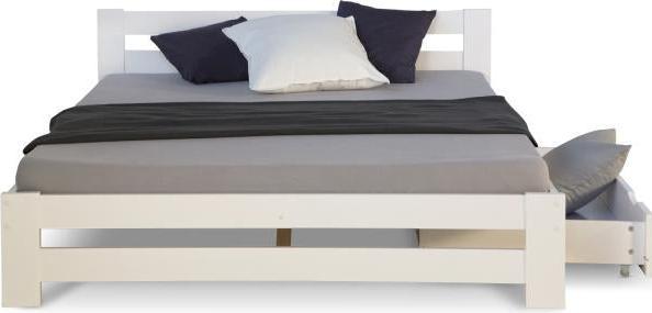 Image du produit Homestyle4u Lit en bois (140 x 200)