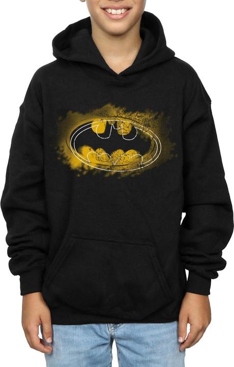 Produktbild Batman Spray Logo Kapuzenpullover Jungen (128)
