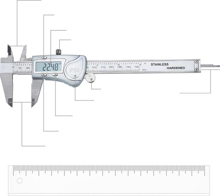 Produktbild Intirilife Digitaler Messschieber