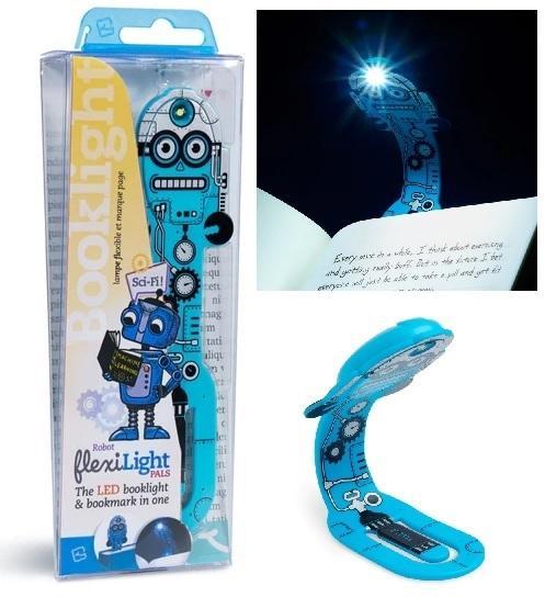 Image du produit Thinking Gifts Flexilight Pals Robot Blue - Buchlampe